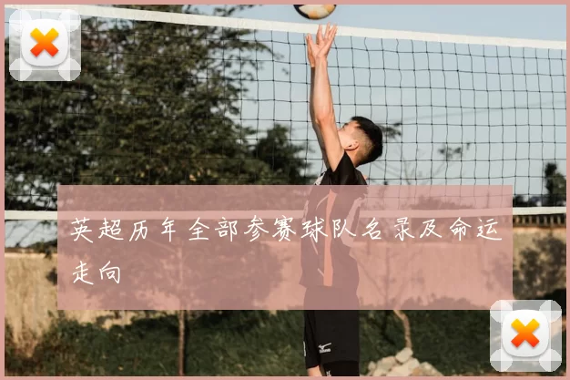 英超历年全部参赛球队名录及命运走向