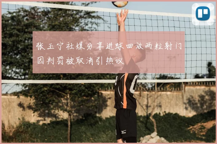 张玉宁社媒分享进球回放两粒射门因判罚被取消引热议